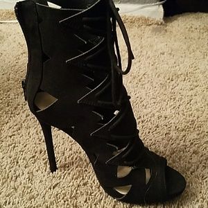 Black high heels